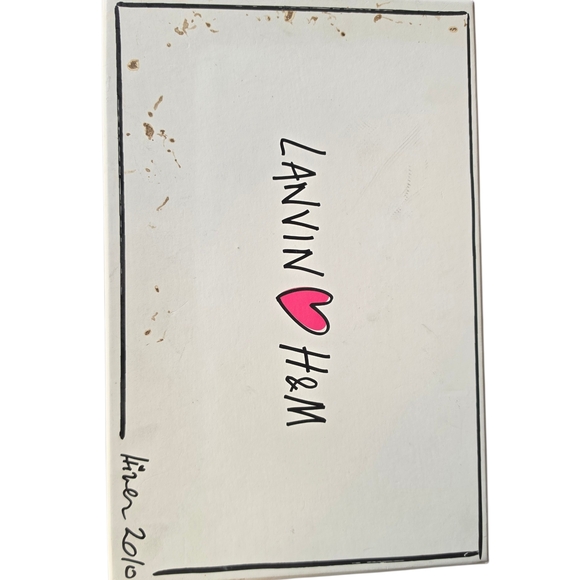 Lanvin x H&M Leopard Print Rhinestone Ribbon Wrap Heels - Size 5 / EUR 36 - Picture 8 of 8